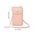 thumbnail image 2 of QXLDGSL The Original Clutch Wallet Trendy Mobile Phone Bag Korean Fashion Large Capacity Double Layer Wallet Multi Functional Women's Crossbody Bag, 2 of 7