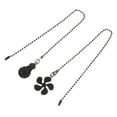 thumbnail image 3 of SHISUYAN Black Zinc Alloy Ceiling Fan Pull Chain for Home Use Durable and Safe 2 Pieces, 3 of 9