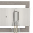 thumbnail image 3 of Hunter - Woodburn 2-light Brushed Nickel, Medium Size Vanity Light, Dimmable, for Bedrooms, Kitchens, Dining, Living Rooms - 19861, 3 of 6
