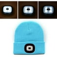 thumbnail image 4 of Sinhoon Child Headlight Cap 4 LED Night Lighting Beanie Hat with Light USB Rechargeable Hat High Brightness Ultra Soft Multipurpose Camping Decoration Clothing Accessories, 4 of 4