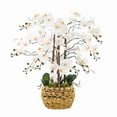 thumbnail image 2 of Vanity Art 35.43" H Gold-plated Phalaenopsis Orchid Floral Arrangement in Pot, 2 of 7