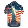 thumbnail image 5 of Njoeus Mens Shirts Mens Shirts Short Sleeve Men'S Patriotic Performance Golf Shirts American Flag Classic Fitted Golf T-Shirt For Men Xs-4Xl Gym Shirts For Men Summer Savings, 5 of 5