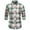 Green, variant on DDAPJ pyju Men's Plaid Flannel Shirts 2023 Clearance,Slim Fit Long Sleeve Dress Shirt Casual Button Down Checkered Shirts Western Cowboy Work Shirt