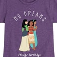 thumbnail image 3 of Disney Princess - My Dreams My Way - Toddler And Youth Girls Short Sleeve Graphic T-Shirt, 3 of 5
