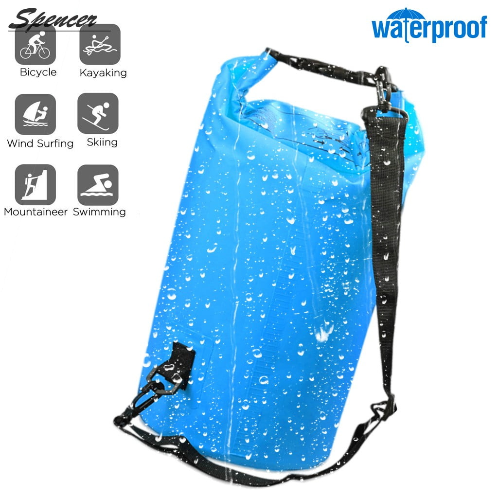 2L-30L Portable PVC Waterproof Dry Bag Floating Boating Camping Backpack Useful