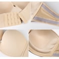 thumbnail image 3 of Exerin Push Up Bras Seamless Wireless Anti-Slip Women's Strapless Bra Shape Support Lift(Beige,40C), 3 of 6