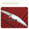 thumbnail image 5 of Bingfone Decorative Pillow Covers 20"X20" Red Black Houndstooth Couch Pillow Cases Modern Farmhouse Covers For Couch Sofa Bed, 5 of 9