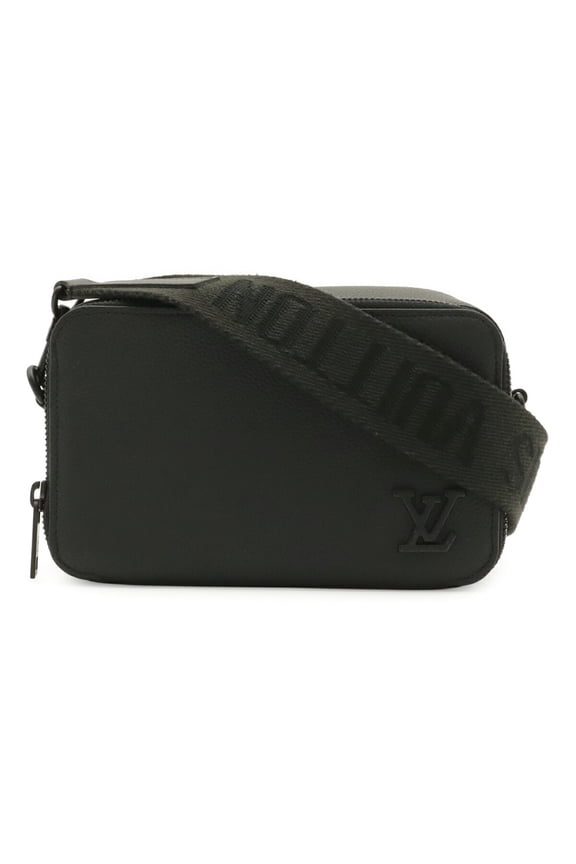 Pre-Owned LOUIS VUITTON LV Aerogram Alpha Wearable Wallet Shoulder Bag Clutch Noir Black M59161