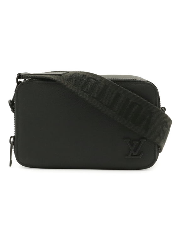 Pre-Owned LOUIS VUITTON LV Aerogram Alpha Wearable Wallet Shoulder Bag Clutch Noir Black M59161