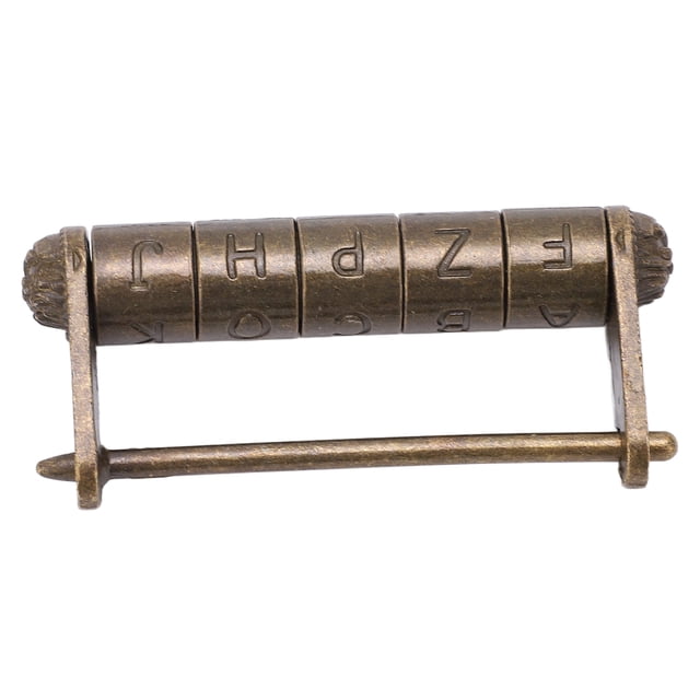 Letter Lock Combination, Sturdy Durable Exquisite Color Antique Padlock Combination For Cabinet For Box For Furniture