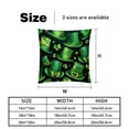 thumbnail image 5 of Saint Patrick's Day Velvet Throw Covers Pillows with Unique Patterns - Set of 2 Decorative Pillow Inserts in 16x16, 18x18, 20x20 Inches for Home Decor and More, 5 of 6