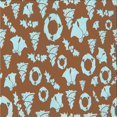 thumbnail image 1 of Ahgly Tapis d'Intérieur Lavable en Machine Carré Transitionnel Acajou Brun, 7 Pieds Carré, 1 of 7
