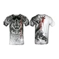 thumbnail image 3 of Xtreme Couture By Affliction Men's T-Shirt IMPERIAL DRAGON Biker MMA White, 3 of 12
