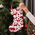 thumbnail image 5 of Picia red plaid Moose Bunny bear for 18in Christmas Stockings, Xmas Stocking for Kids, Holiday and Family Stocking for Fireplace or Party Decoration, 5 of 7