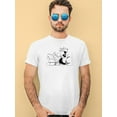 thumbnail image 2 of Beauty And Couch Potato T-Shirt Men -Wilfred Hildonen Designs, Male 5X-Large, 2 of 4