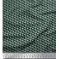 thumbnail image 1 of Soimoi Poly Georgette Fabric Herringbone Shirting Print Fabric by Yard 42 Inch Wide, 1 of 3