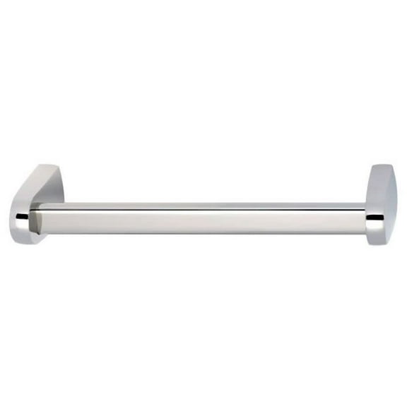 Euro 12" Wall Mounted Towel Bar, Polished Nickel