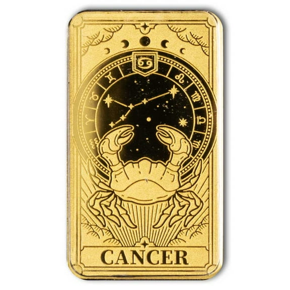Solomon Islands 1/200 oz Gold Zodiac Ingot (Cancer)