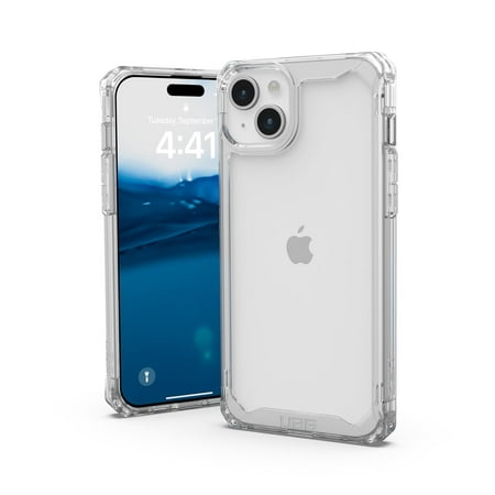 UAG Case Compatible with iPhone 15 Plus Case 6.7" Plyo Ice Rugged Anti-Yellowing Transparent Clear Military Grade Dropproof Protective Cover by URBAN ARMOR GEAR