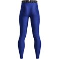 thumbnail image 2 of Under Armour Boy's HeatGear Armour Leggings (Royal/White, L), 2 of 2