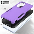 thumbnail image 5 of for Samsung Galaxy A36 5G Back Case, Luxury Ultra Slim PC + TPU Double-Layer Anti-Fall Shockproof Drop Protective Lightweight 2 In 1 Phone Case Cover for Samsung Galaxy A36 5G, Purple, 5 of 5