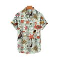 thumbnail image 3 of Camiseta informal vintage con estampado de animales hawaianos para hombre, camisas de manga corta con estampado de leopardo en 3D, blusas estilo Harajuku para fiestas navideñas, 3 of 5