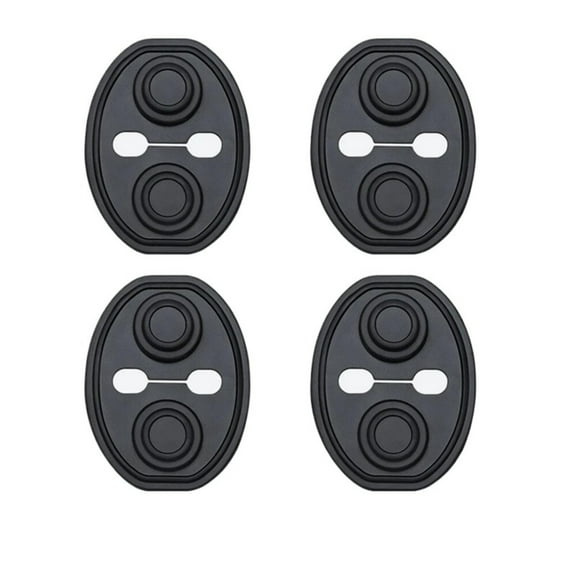 RoamHome 4-Pack Car Door Lock Silicone Cover Protector, Universal Shock Absorption Anti-Scratch Guard for Sedan SUV Truck Vehicle Accessories