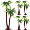 thumbnail image 1 of 5 adornos de plástico para cocoteros, plantas de coco y palmeras para acuarios., 1 of 5