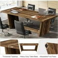 thumbnail image 3 of Rectangular Conference Table for 6-8 People, 6FT Seminar Table for Meeting Room, 3 of 5