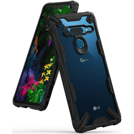 LG G8 ThinQ Case, Ringke [FUSION-X] [Black] Ergonomic Transparent Mil Grade Drop Protection Impact Resistant TPU Rugged Cover for G8 (Best Mil Spec Phone)