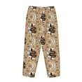 thumbnail image 5 of Xecao Snake And Flower Women's Straight Lounge Pajama Pants: The Epitome of Relaxed Sleepwear, 5 of 9