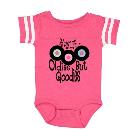 

Inktastic Oldies but Goodies Records and Music Notes Gift Baby Boy or Baby Girl Bodysuit