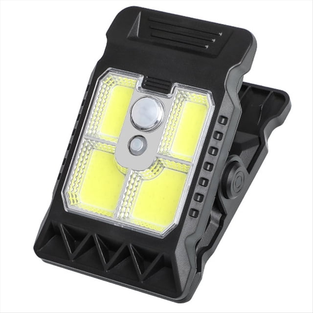 Lámpara Solar para Exteriores con Sensor de Movimiento, Lámpara de Seguridad con Clip para Cercas, , , Garajes, Patios, Lámpara COB.