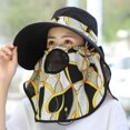 thumbnail image 6 of CYSFASHION Sun Hats for Women Outdoor Protection Foldable Floppy Breathable Wide Brim Visor Black, 6 of 6