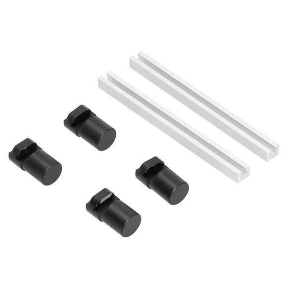 Aluminum Alloy Bench, Simply Use Aluminum Alloy Humanized Design 20mm Bench Dogs With Stop Board For Woodworking Positioning For Woodworking Fixing