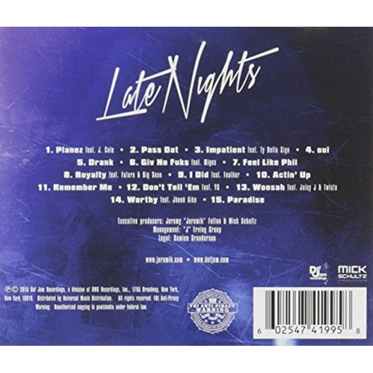 Jeremih - Late Nights: The Album - Music & Performance - CD