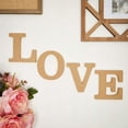thumbnail image 4 of Wooden Letters - 52-Count Wood Alphabet Letters for DIY Craft, Home Decor, Natural Color, 4 of 4