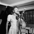 thumbnail image 2 of Gottlieb, William 12x12 Black Ornate Wood Framed with Double Matting Museum Art Print Titled - Maxine Sullivan-Village Vanguard-NYC 1947, 2 of 4