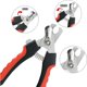 thumbnail image 3 of Cortaúñas para Perros y Gatos, Cortaúñas con Lima de Uñas - Rojo - Kit de Aseo Esencial JAMW Sencillez, 3 of 5