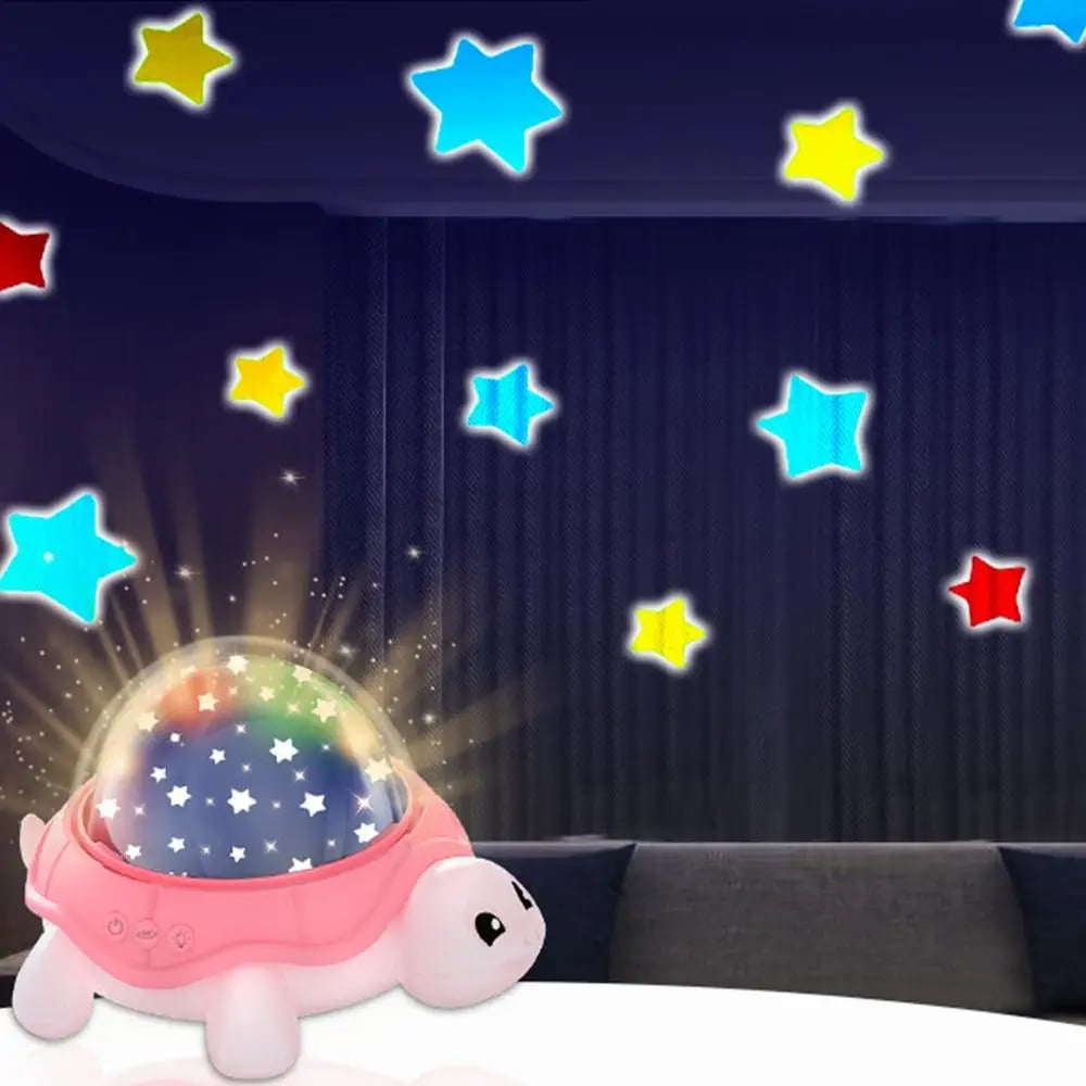 VIVIHEYDAY Cute Turtle Night Light Projector for Kids, Ocean World Star Galaxy Ceiling Lamp Color Changing, 360° Rotation, USB Powered, Christmas Birthday Gifts