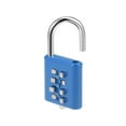 thumbnail image 5 of Uxcell 8-Digit Combination Padlock Push Button Locks for Locker Zinc Alloy Blue 1pcs, 5 of 5