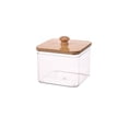 thumbnail image 2 of Linnome Plastic Laundry Pods Container with Lid Square Storage Bin for Laundry Room Kitchen Bathroom 4.57x4.57x4.57 Inch, 2 of 7