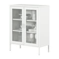thumbnail image 3 of South Shore Eddison Kitchen Mesh 2-Door Storage Cabinet White, 3 of 13