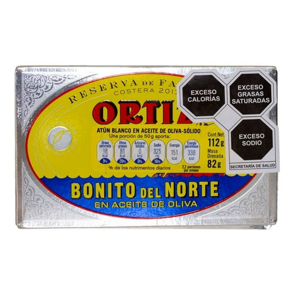 Atún Ortiz El Velero bonito del norte en aceite de oliva 112 g