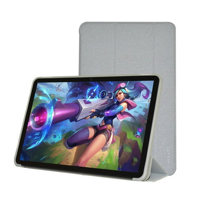 Case For Teclast T26T 10.1 Inch Tablet PC,Stand TPU Soft Shell Cover For P26T Silver Teclast P26T