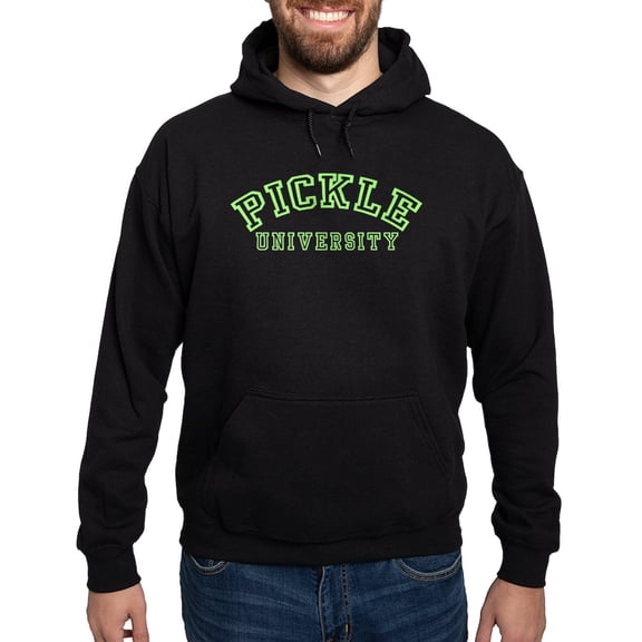 CafePress - Pickle University Hoodie (Dark) - Pullover Hoodie, Classic, Comfortable Hooded Sweatshirt