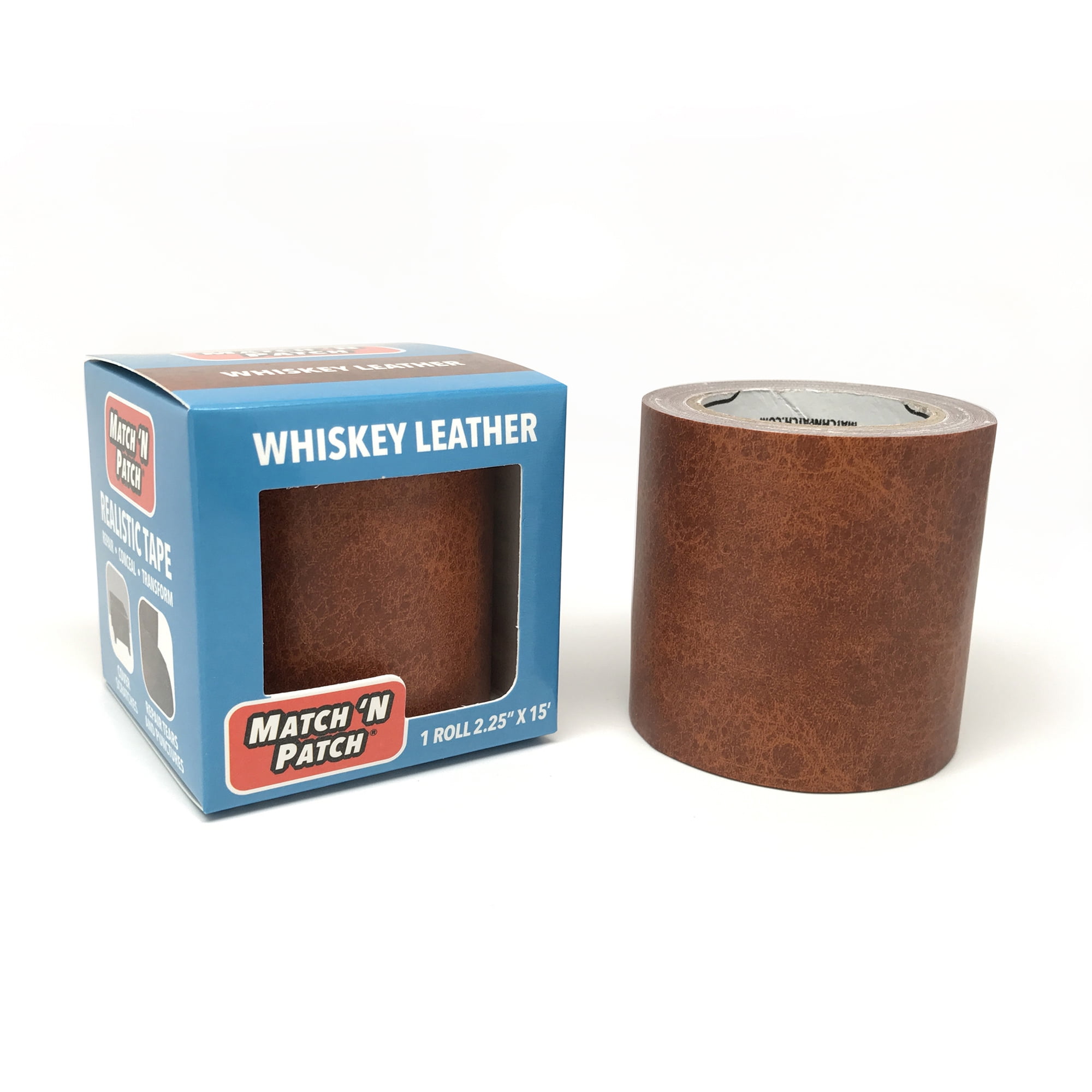 Match 'N Patch Realistic Leather Repair Tape, Whiskey, 2.25 in. x 15 ft
