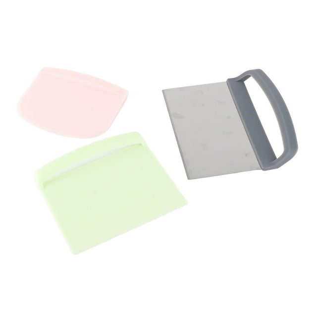 Dough Scraper Set, Dough Scraper Flat Save Effort 3pcs For Kitchen