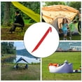 thumbnail image 5 of Uxcell 8.8 Inch Plastic Camping Tent Stakes Pegs with Hook Red 16Pcs, 5 of 6