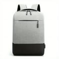 thumbnail image 3 of Backpack Men's Computer Backpack New Simple Fashion Business Backpack Trendy Travel Casual Student Schoolbag, 3 of 5